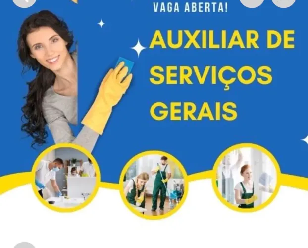 Vaga de Auxiliar de serviços gerais