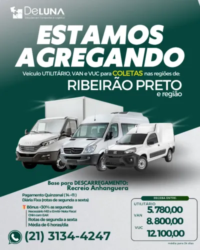 Oportunidade AMAZON para COLETAS DE PACOTES!