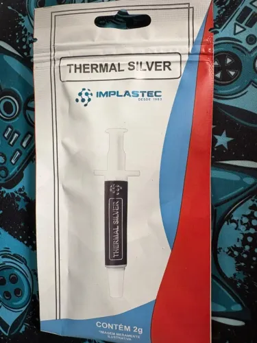 KIT 4 Pasta Térmica Implastec Thermal Silver 2 g