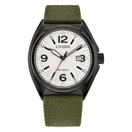 Relogio Masculino Citizen Eco-Drive Sport Casual Canvas Watch AW1575-16A