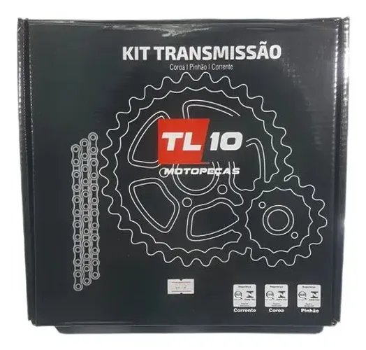 Kit relação BROS 160 e XRE 190 s/ retentor TL10