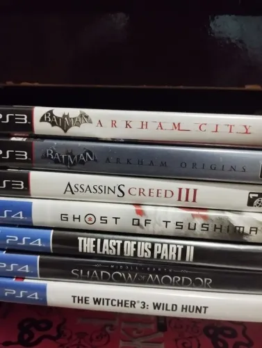Jogos PS4 e ps3