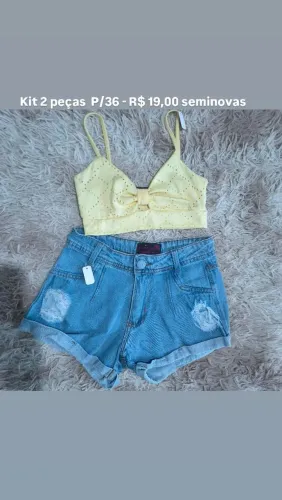 Brechó lotes de roupa para revenda 30 peças