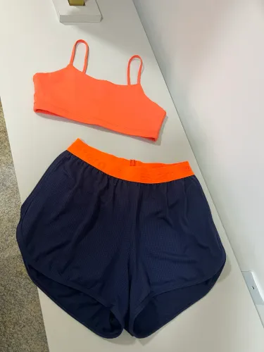 Conjunto Novo Top Alto Giro Short Vestem *LEIA O ANÚNCIO*