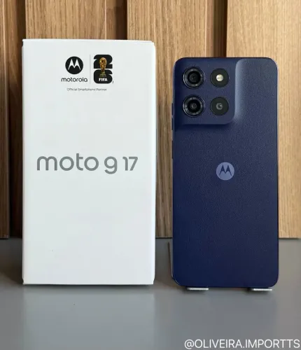 MOTOROLA MOTO G17 256GB NFC - Lacrado 1 ano de garantia