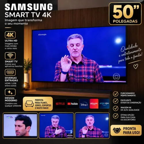Smart tv 50 polegadas 4k