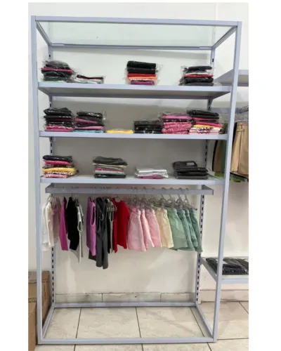 Estante Modulada em Aço Branca