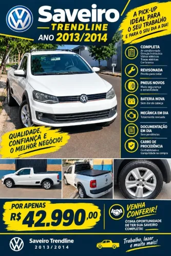 Volkswagen Saveiro 1.6 MI/ 1.6 MI Total Flex 8V (álcool) 2014
