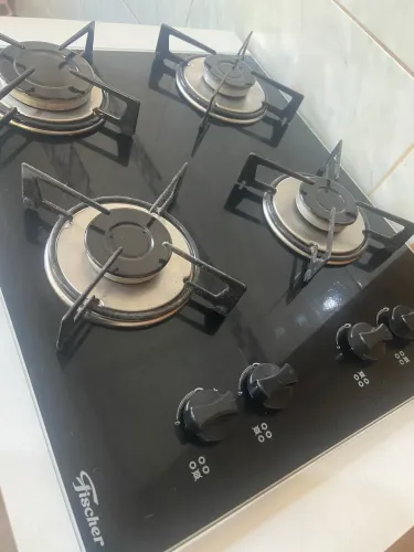 Cooktop Fischer 4 bocas + balcão sob medida