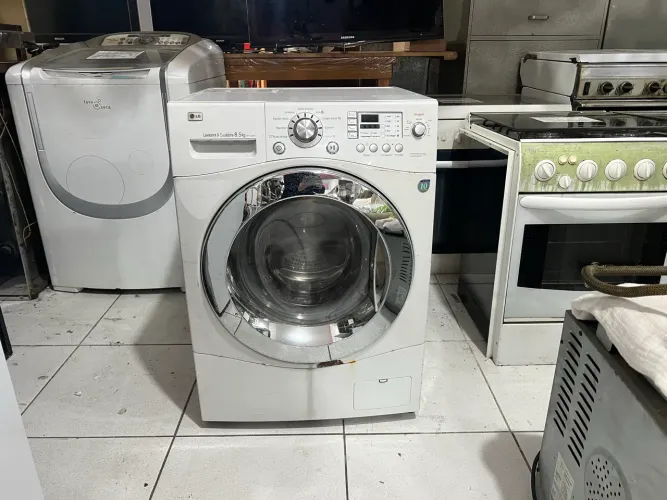 Máquina Lava E Seca Lg WD1403RDA Branca com Defeito