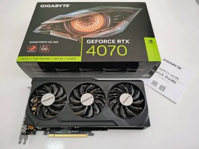 Placa de Video GeForce RTX 4070 12gb Gigabyte Windforce OC Gtia até Junho/2027