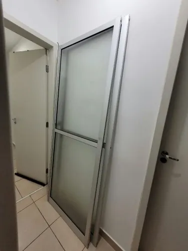 Porta de vidro 2 folhas 