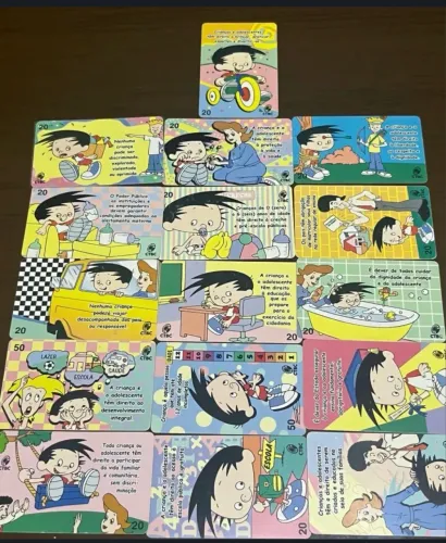 Lote de cartões reservados 4 séries