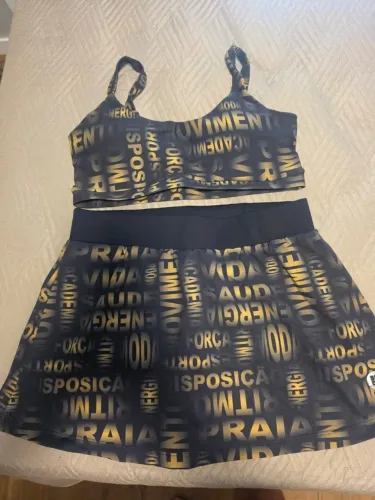 Conjunto short saia e top