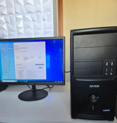 PC GAMER I5 6500 8 GB DE RAM MONITOR 20 POLEGADAS ACEITO CARTÃO