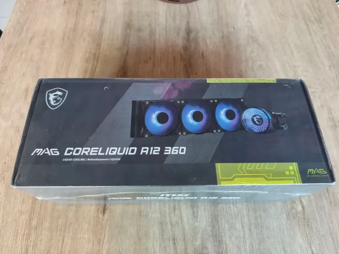 Water Cooler MSI MAG Coreliquid A12, ARGB, 360mm, Intel e AMD, Preto