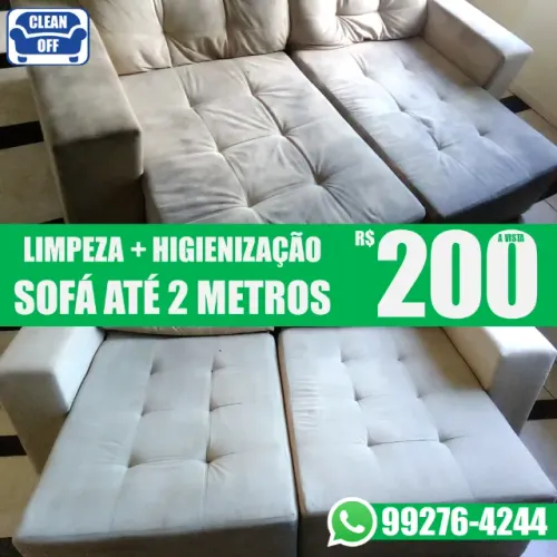 Limpeza de Sofá, Limpeza de Colchão, Lavagem a Seco