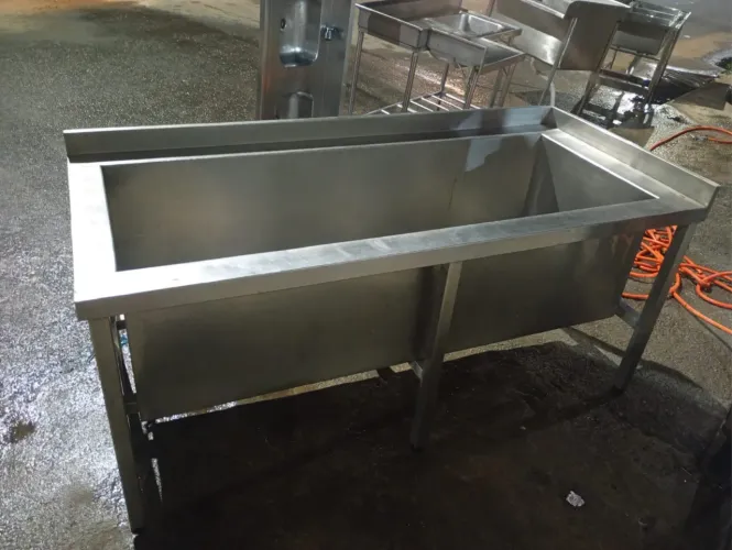 Tanque inox 180x80 - Inox 304 bruto
