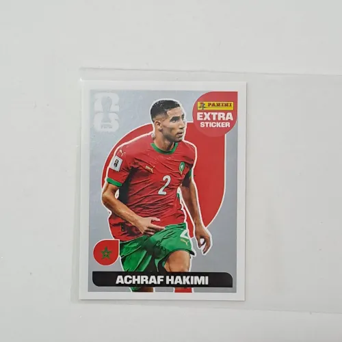 FIGURINHA EXTRA STICKER Achraf Hakimi PRATA
