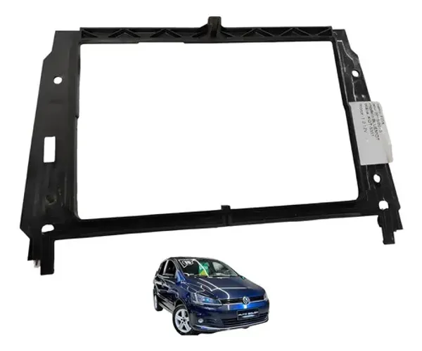 Moldura Suporte Muito Multimídia Fox Bluemotion 2015 Preto