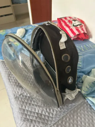 MOCHILA DE TRANSPORTE PARA PET EM EXCELENTE ESTADO! 