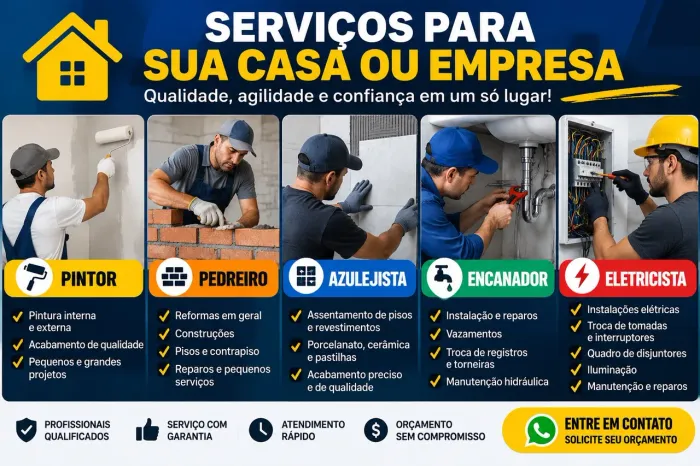 Mão de Obra Residencial e Comercial