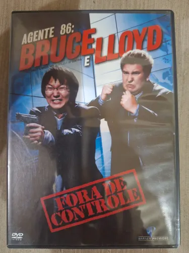 DVD do filme Agente 86 Bruce e Lloyd - Fora de controle.