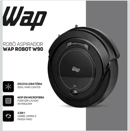Robô aspirador Wap W90 - usado poucas vezes