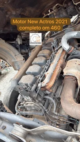 Motor Mercedes new actros 2022 completo baixado