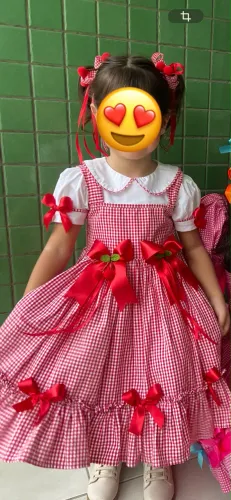 Vestido Junino tamanho 2