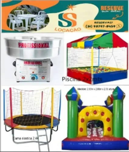 Locação de Brinquedos para eventos