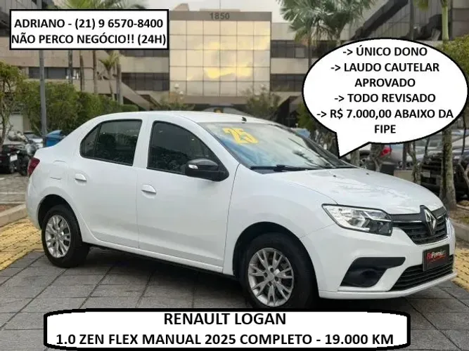 Renault Logan Zen Flex 1.0 12V 4P Mec. 2025