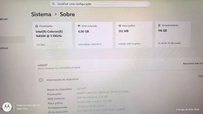 Vende se notebook Asus 