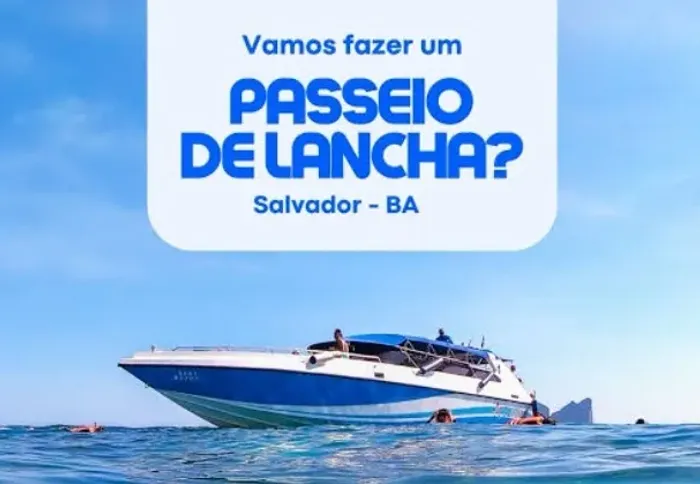 Passeio de lancha em Salvador Bahia