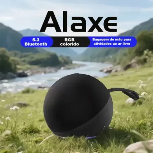 Caixa de Som Alaxe Pro Max Bluetooth - Som Alto Estilo Alexa