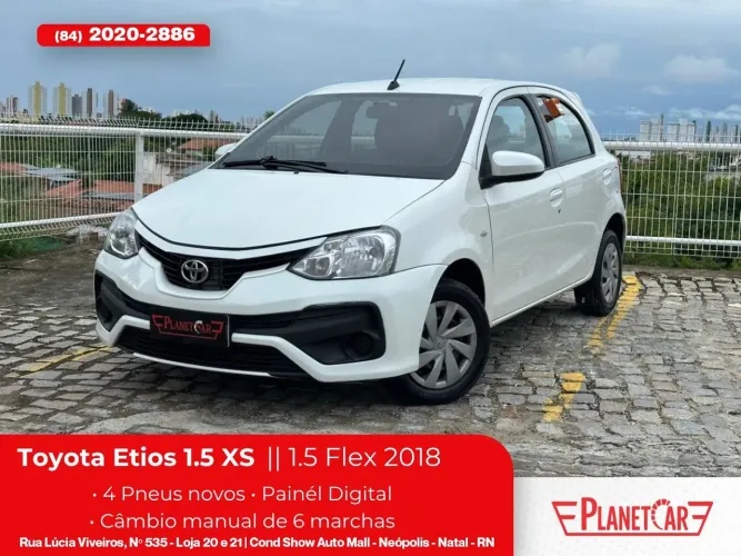 Toyota Etios XS 1.5 Flex 16V 5P Mec. 2018