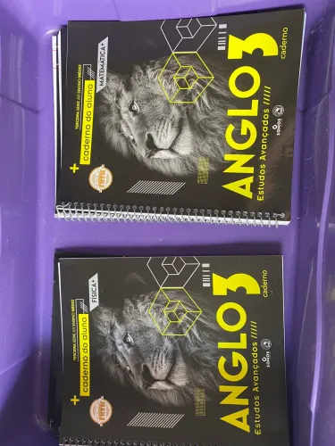 Kit de apostilas - Anglo - 3 ano do ensino médio