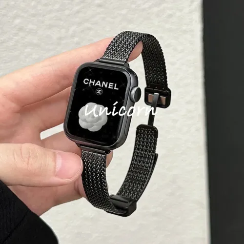 Pulseira preta Apple Watch 42mm