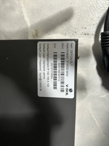 OLT EPON 4 portas Vsol