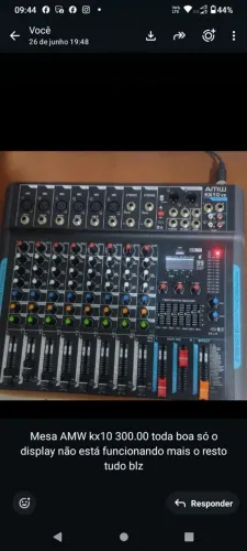 Mesa AMW toda boa só o LED não está acendendo