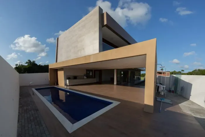 Casa sobrado para aluguel, 05 suites, projetados, piscina, lazer, condominio fechado