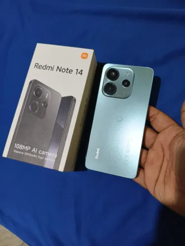 xiaomi note 14 caixa e nota fiscal
