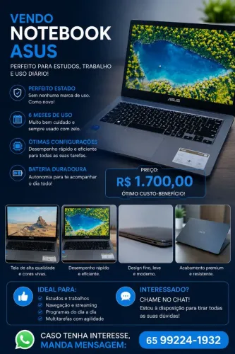 Vende-se nootbook