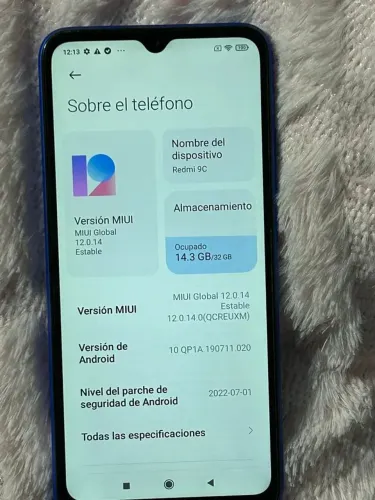 Celular Redmi 9c 32gb (biometria não funciona)