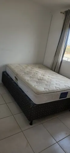 CAMA + COLCHÃO DE CASAL