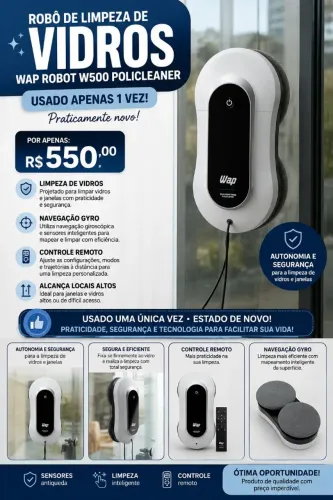 Robô Wap limpar vidro 