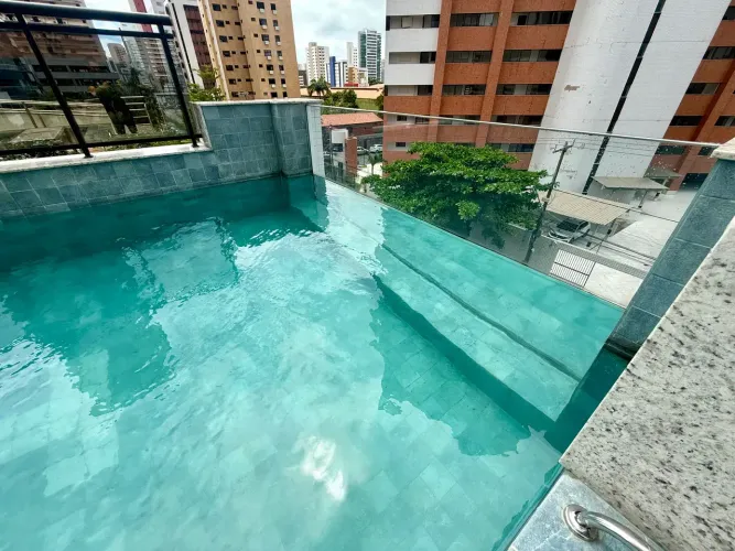 Condomínio Next, apartamento com vista mar 100% mobiliado 40m2 - Meireles - Fortaleza - CE