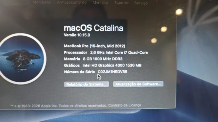 MacOs Catalina Super Conservado