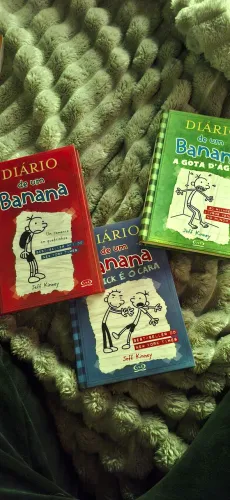 3 livros diário de um banana