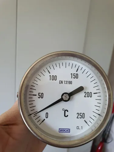 VENDO TERMÔMETRO BIMETALICO WIKA 0° á 250° 316L -55 89x600mm!!!!!!
